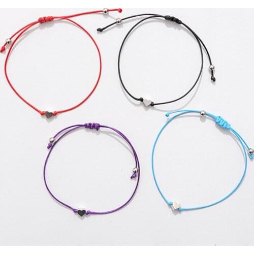 HJUEY Black Bracelets