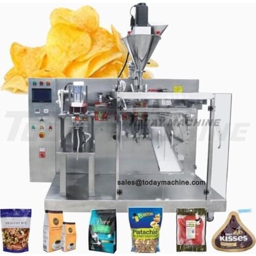 China Factory Jelly Stand up Doypack Spout Pouch Packing Packaging Machine Manufacturers