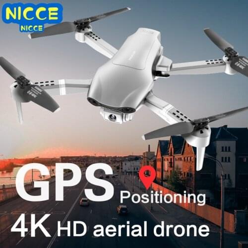 Nicce NEW F3 drone GPS 4K 5G WiFi live video FPV quadrotor flight 25 minutes rc distance 500m drone HD wide-angle dual camera