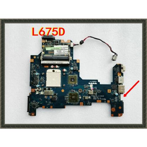 For Toshiba L670D L675D NOTEBOOK K000103970 NALAE LA-6053P motherboard DDR3 LA-6053P K000103980 Fully tested