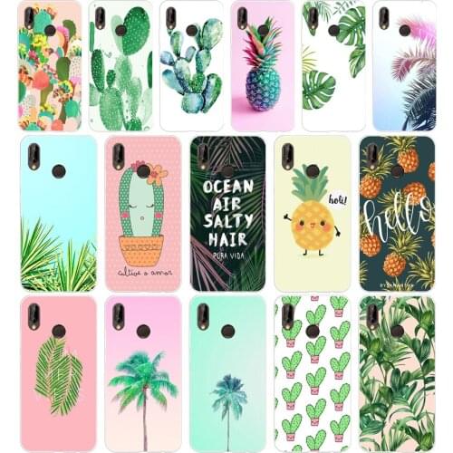 228H Panda Pour Coque Luxe Cactus Soft Silicone Tpu Cover Case for huawei Nova 3 3i p smart