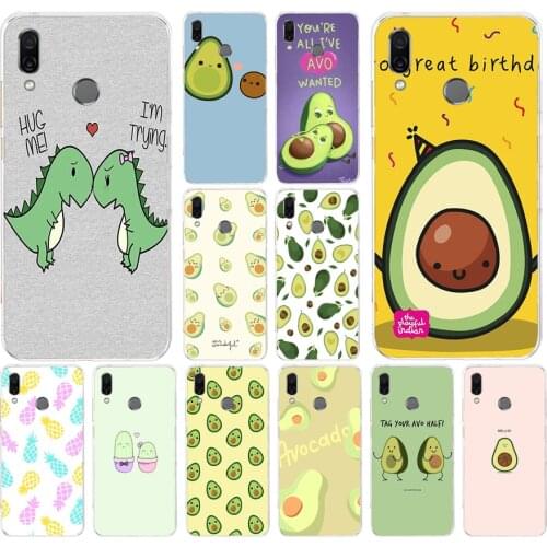 12AS Avocado Aesthetic Soft Silicone Tpu Cover phone Case for huawei Honor 8 8a Prime 8s 8x 8 lite 9 9x 9 lite 10 10i 10 lite