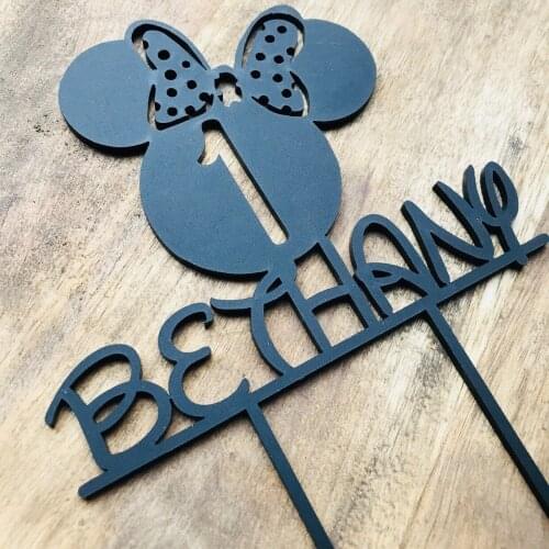 Mouse Custom Design Any Age Cake Topper Cake Decoration Cake Decorating Personalized Cake Toppers Custom Cake Topper