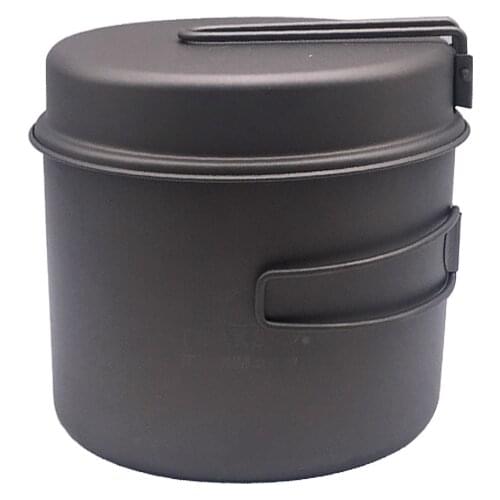 TOAKS 1600ml Cookware Set Ultralight Titanium Pot Frying Pan Outdoor Camping Titanium Bowl Titanium Cup Picnic