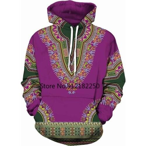 Spring Autumn New 3D Hoodies Sweatshirts Men Women 2020 African Dashiki Print Hooded Sweatshirt Men Hip Hop Hoodie Pullovers 5XL