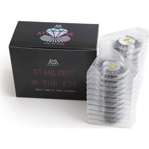 Wholesale 20 pairs Mink Eyelashes 3D Mink Lashes Bulk Eyelash Extension Natural Fake Eyelashes Makeup Long Eye Lashes
