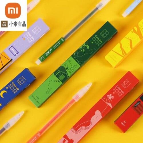 2pcs xiaomi youpin color fiber water-based pen writing 0.3~0.5mm multiple colors optional exquisite gift packaging