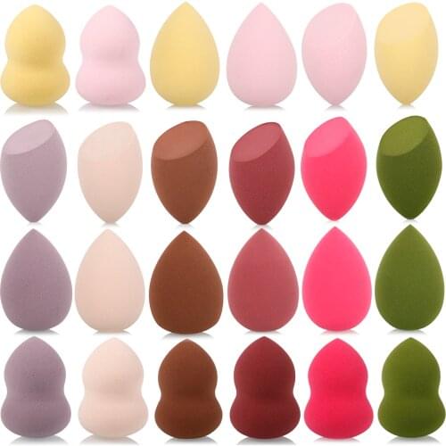 1Pc Cosmetic Puff Powder Puff Smooth Womens Makeup Foundation Sponge Beauty To Make Up Tools & Accessories Water-drop Shape