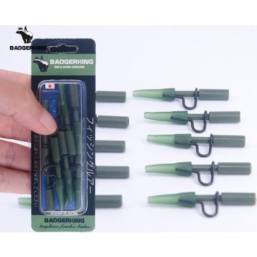 30pcs lot carp Fishing Heavy Duty Lead Clip tail rubber For Carp Fishing Accessories carp fishing rig components kit