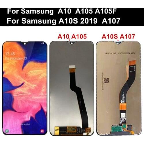 For Samsung Galaxy A10 A105 A105F SM-A105F / A10S 2019 A107 SM-A107FD SM-A107DS LCD Display + Touch Screen Digitizer