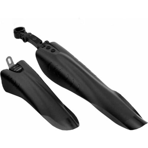 2Pcs Bicycle Front Rear Fender Mountain Bike Plastic Splash Guard Mudguards Set