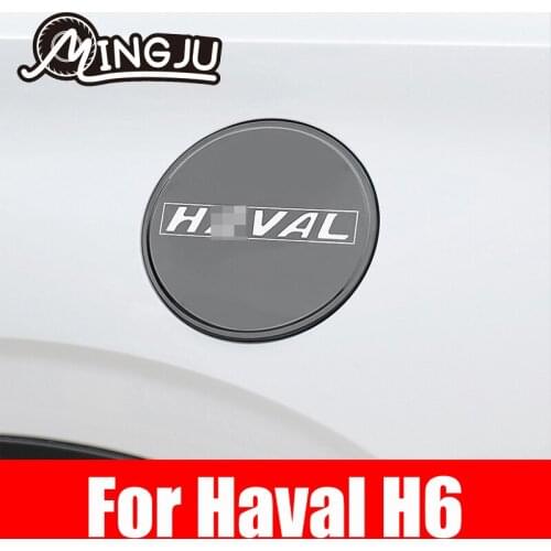 Car Accessories Tank Petrol Gas Cap Cover Trim Molding Stainless Steel Decoration Anti Scratch Refit For Haval H6 2021 2022 3th
