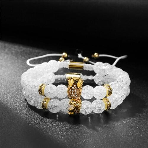 ALUEATOM White Bracelets