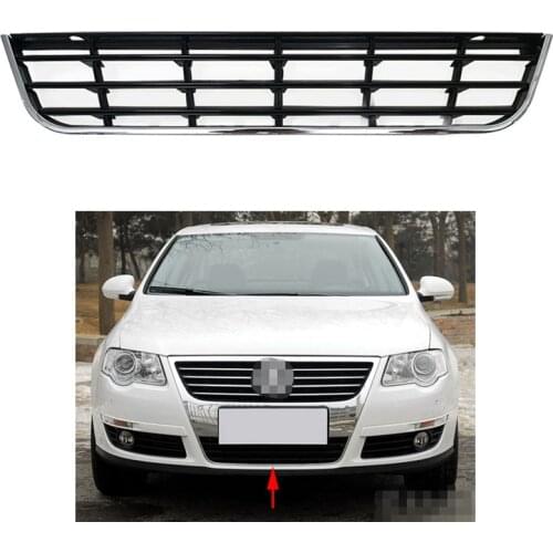 Auto Replacement Front Hood Bumper Grille Racing Grill for VW Passat B6 2007 2008 2009 2010 2011 3C0853671