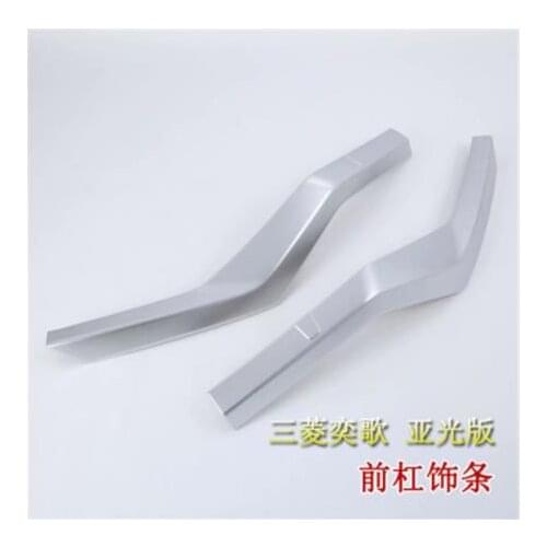 Car-covers Car ABS ABS front bumper trim trimming bumper strip for Mitsubishi Eclipse Cross 2018 2019 Car styling