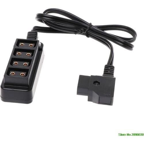 D-Tap Male B-tape To 4 Female Hub Adapter Splitter Cable For Photography Power