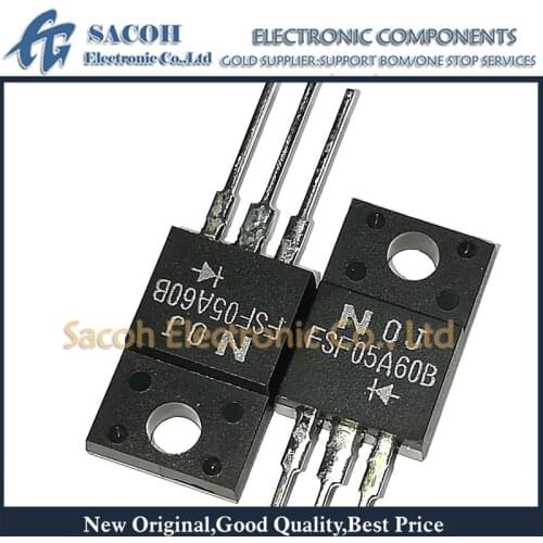 Free Shipping 10Pcs FSF05A20B FSF05A40B FSF05A60B TO-220F-3 5A 200V/400V/600V FRD Fast Recovery Diode