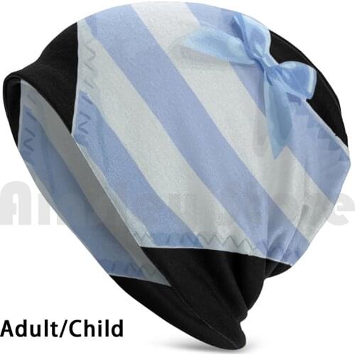 Kawaii Pantsu Panties Underware Blue Beanies Knit Hat Hip Hop Social Distancing Quarantine New Normal Pattern