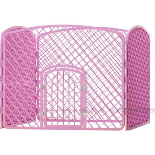 Pet Cage Dog Fence Indoor Anti-jump Fence Fit Small and Medium Sized Dogs Plastic Fence Teddy Chihuahua Yorkshire Pet Products