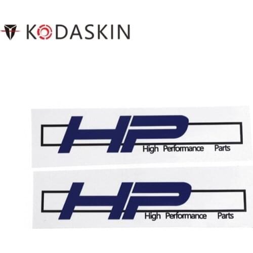 KODASKIN Motorcycle HP car Accessories Emblem Sticker Decals for HP HP2 HP4 ( one pair ) Moto Decoration