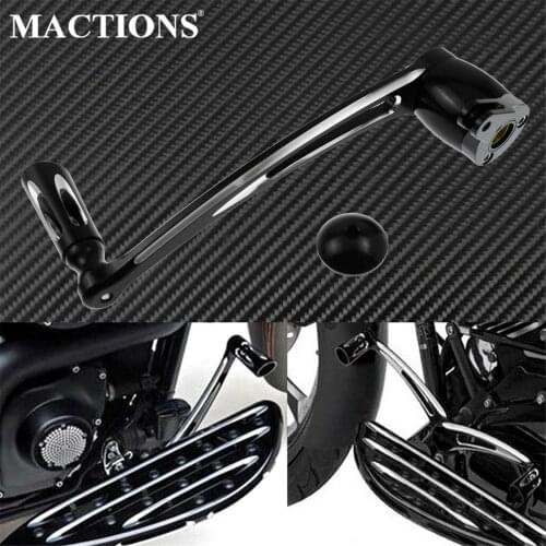 Motorcycle Black CNC Brake Arm Pedal Lever Kits For Harley Touring Trike 2008-2013 Road King FLHR Electra Street Glide FLHX