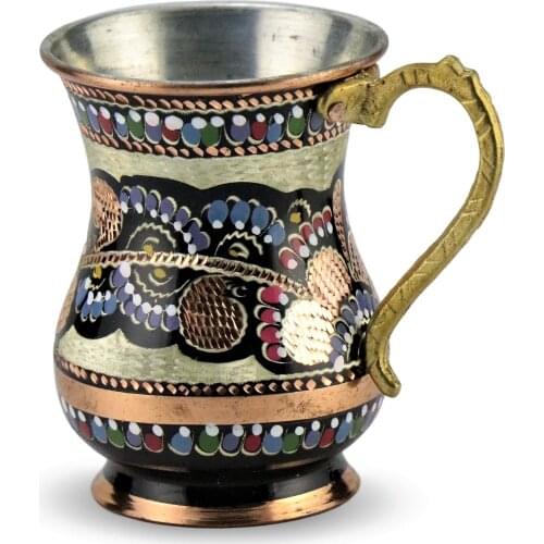 Copper Mug Cup Handmade Pattern Embroidered Copper Mug Mug Handmade Pattern Embroidered Copper Mug Cup Made In Turkey Buttermilk