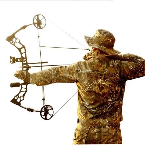 35-60 Lb Compound Bow Right Hand Adjustable Bow Set, Used For Shooting Fishing Targets, Outdoor Practice Archery Hunting
