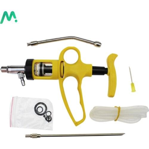 0.5-10ml Continuous Feeder Gun Plastic Adjustable Feeder For Farm Animals Pig Cattle Sheep Goats Livestock Tool Pountry Supplier