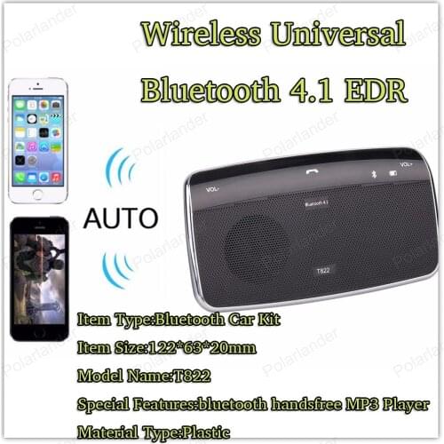 The new Bluetooth V4.1+EDR Bluetooth hands-free car dragging sun visor Bluetooth hands-free intercom system Music Receiver