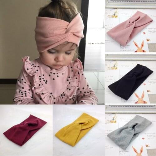 Cross Cotton Headband For Women And Girl Children Adult Family Hairband Sports Yoga Elastic Hairwear Hot Selling