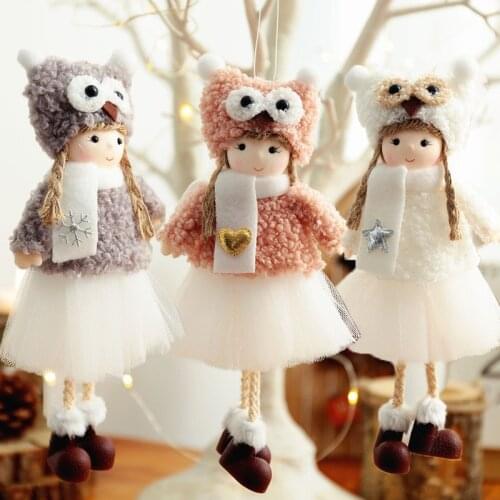 Christmas Angel Doll 2022 New Year Gifts Christmas Decorations for Home Navidad Natal 2021 Xmas Tree Pendant Ornaments Noel Deco