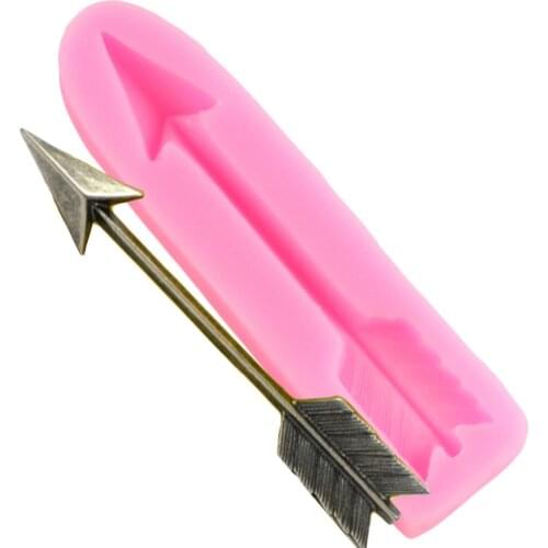 3D Arrow Silicone Mold DIY Feather Fondant Molds Cake Decorating Tool Candy Chocolate Gumpaste Mold Polymer Clay Jewelry Mould