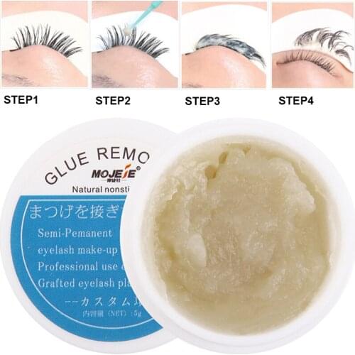 5g Grafting Eyelash Extension Makeup Remover Glue Non-irritating Plant Adhesive Gel Remover Eye Make Up Remover Cream