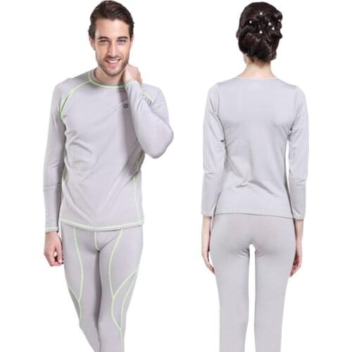 Outdoor Sports Quick Dry Cycling Base Layers Men Women Warm Cycling Thermal Underwear Set For Ski/Hiking/Snowboard