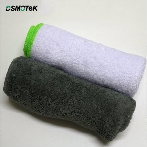 DSMOTEK Car Towel 35*35cm Soft Car Cleaning Washing Cloth Towel For Toyota Interior Windows Cleaning Rag