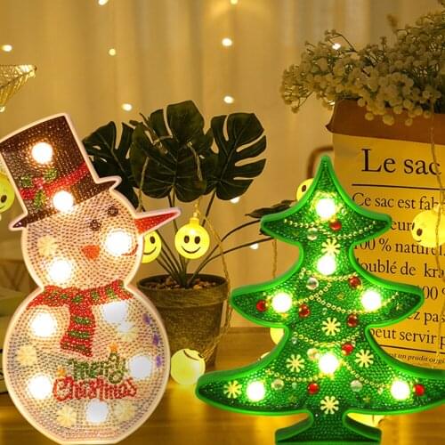 Christmas tree decoration gift 5d diamond painting Christmas Lantern / Keychain / Greeting Card hristmas decorations for home