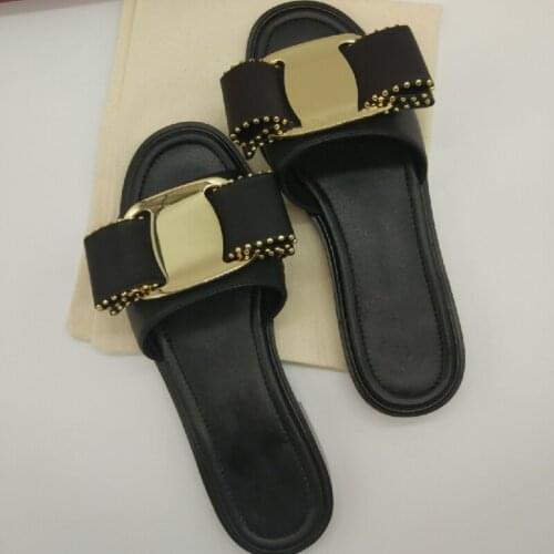 Women Summer Shoes Ladies Beach Slippers Concise Fashion Femme Chaussure Casual Peep Toe Flats Female White Slides Bow Knot