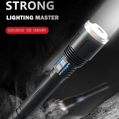 10-core XHP110.2 The Most Brightest Led Flashlight Power Bank Function Torch Usb Rechargeable 18650 26650 Battery Zoom Lantern