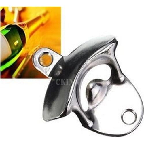 1000Pcs/Lot Retro Wall Mounted Bottle Opener Beer Coke Cap Metal Fixed Cast Bar Kitchen Tool