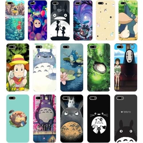 106FG Cute Totoro Soft Silicone Tpu Cover Case for huawei Honor 7a 5.45 pro 5.7 7c 7x y5 2018 case