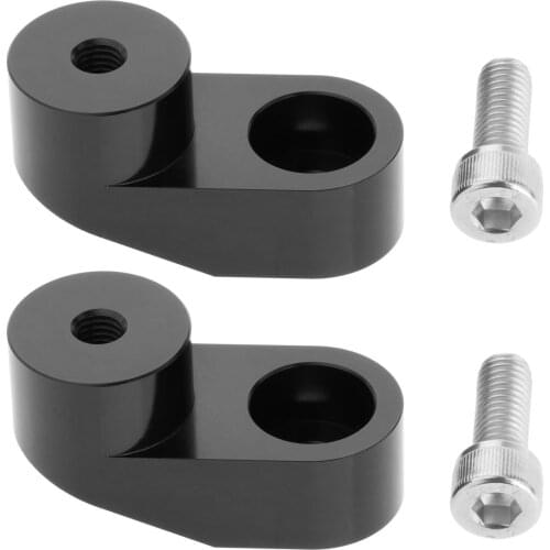 2Pcs Bike Billet Adjustable Mirror Mount Risers Kit Extenders Adapters for Polaris Slingshot 2015-2020
