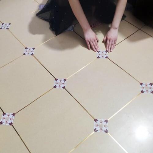 20pcs fast delivery Tile corner bedroom kitchen wall living room floor waterproof and wear-resistant floor stickers