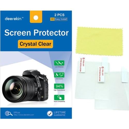 2x Deerekin LCD Screen Protector Protective Film for Panasonic DMC-TX1 / DMC TX1 Digital Camera