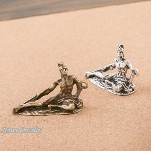 3pcs Vintage Charms Spartans Roman soldiers Pendant Fit Bracelets Necklace DIY Metal Jewelry MakingD021
