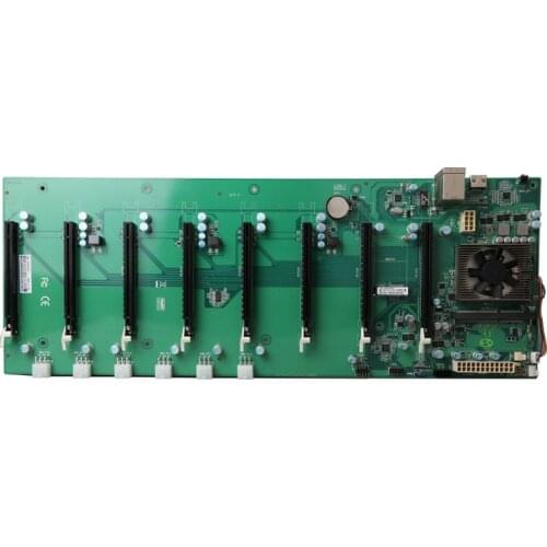 8 Card DDR3 ATX HDMI Motherboard PCI-E Graphics Card DIP 64GB Desktop Motherboard Include CPU 3865U Chipset