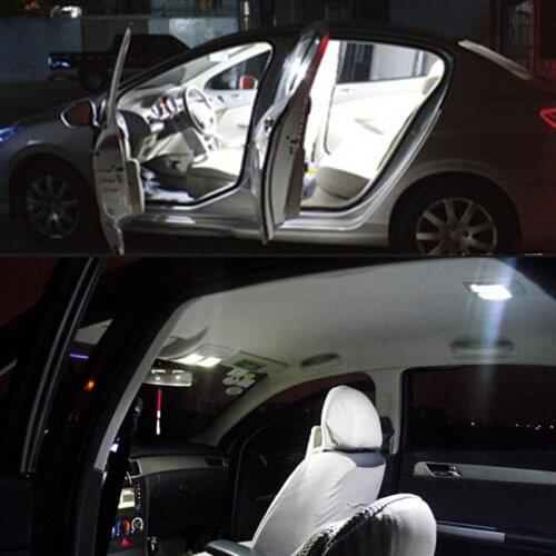 9 Pcs For Benz Classe C W204 C250 C300 C350 2008-2013 LED 12v Light Interior Kit Package Car Accessories