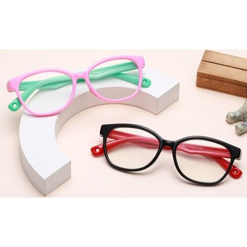 Kids Computer Glasses Blue Light Blocking Filter Gaming Goggles Child Anti-Blue Ray Eyewear Silicone Frame Anti Glare Eyeglasses