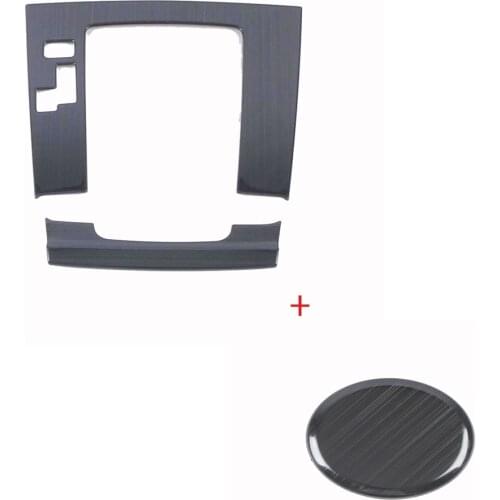 For Mazda CX-30 CX30 2020 2021 Stainless Steel Black Gear Shift Panel Cover Trim Turn Switch Frame Car Accessories Styling