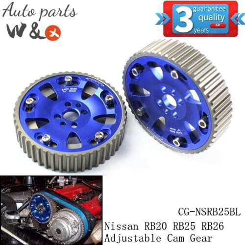 For Nissan RB20DET RB25DET RB26DETT Skyline R32 R33 R34 Cam Gears Adjustable Synchronous 2pcs