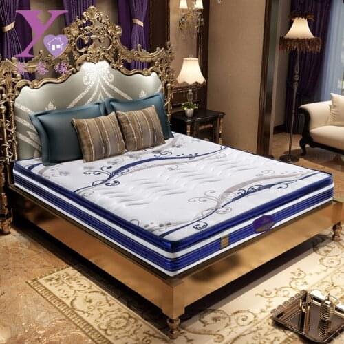 High grade natural latex coconut palm nine zone independent bag soft and hard double-sided mattress 1.8m